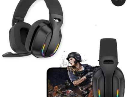 PG-B500 Kablosuz Gaming Kulaklık - Düşük Gecikme, RGB Aydınlatma ve 26 Saat Pil Ömrü